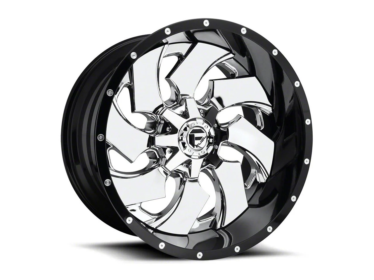 Fuel Wheels Cleaver 2-Piece Chrome 6-Lug Wheel; 20x12; -44mm Offset (07-13 Silverado 1500)
