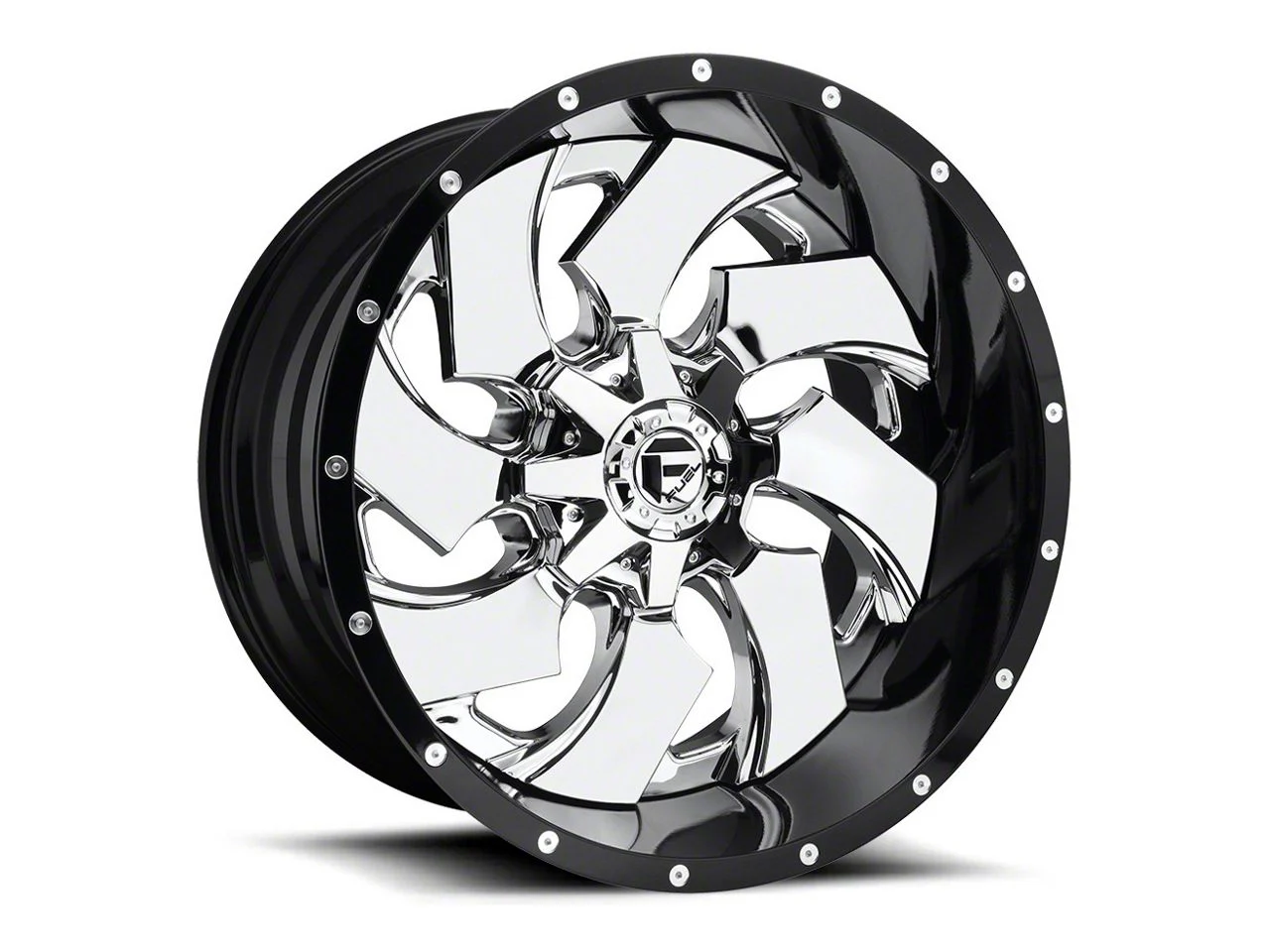 Fuel Wheels Cleaver 2-Piece Chrome 6-Lug Wheel; 20x12; -44mm Offset (07-13 Sierra 1500)