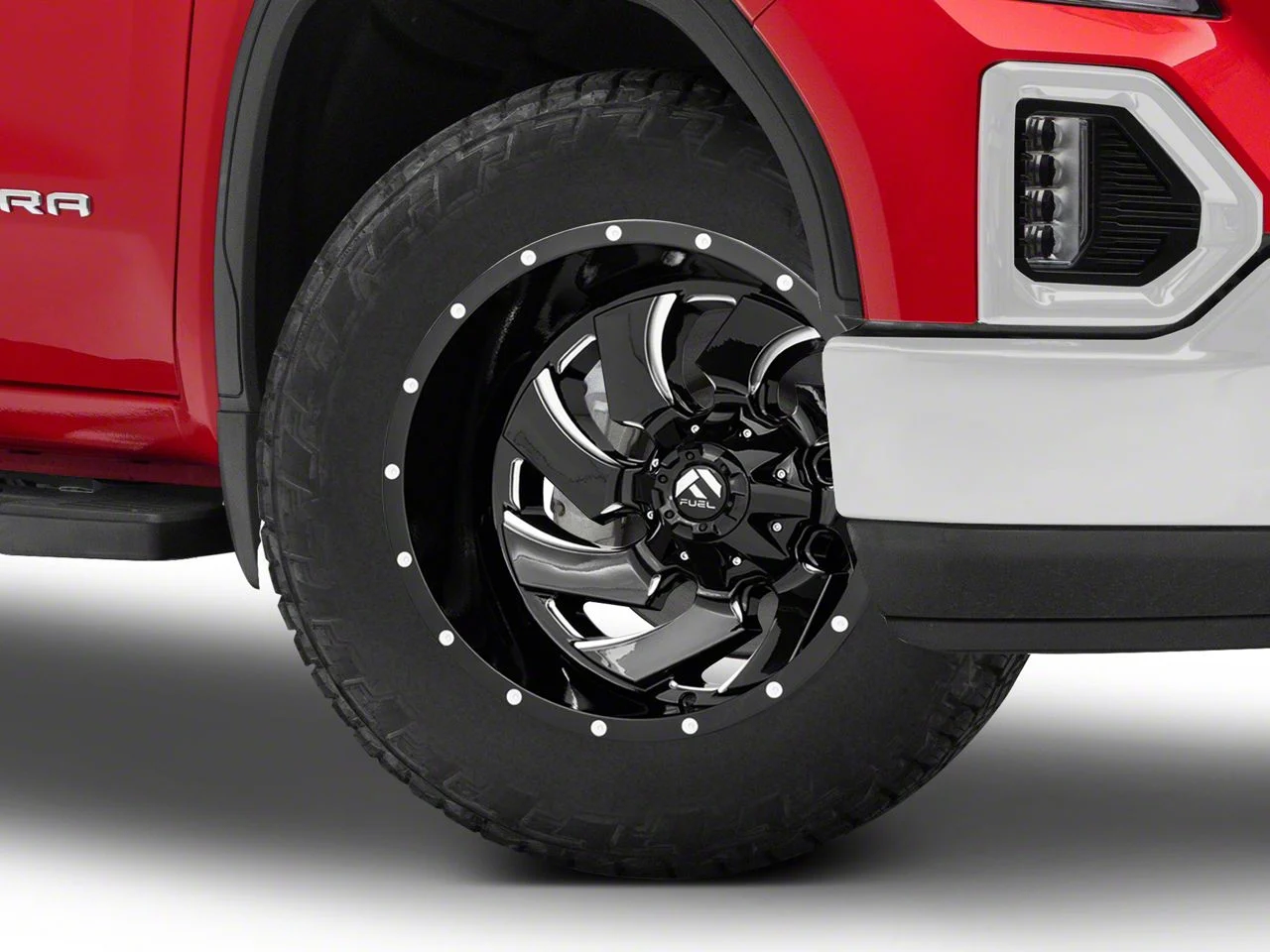 Fuel Wheels Cleaver Gloss Black Milled 6-Lug Wheel; 20x10; -18mm Offset (19-26 Sierra 1500)
