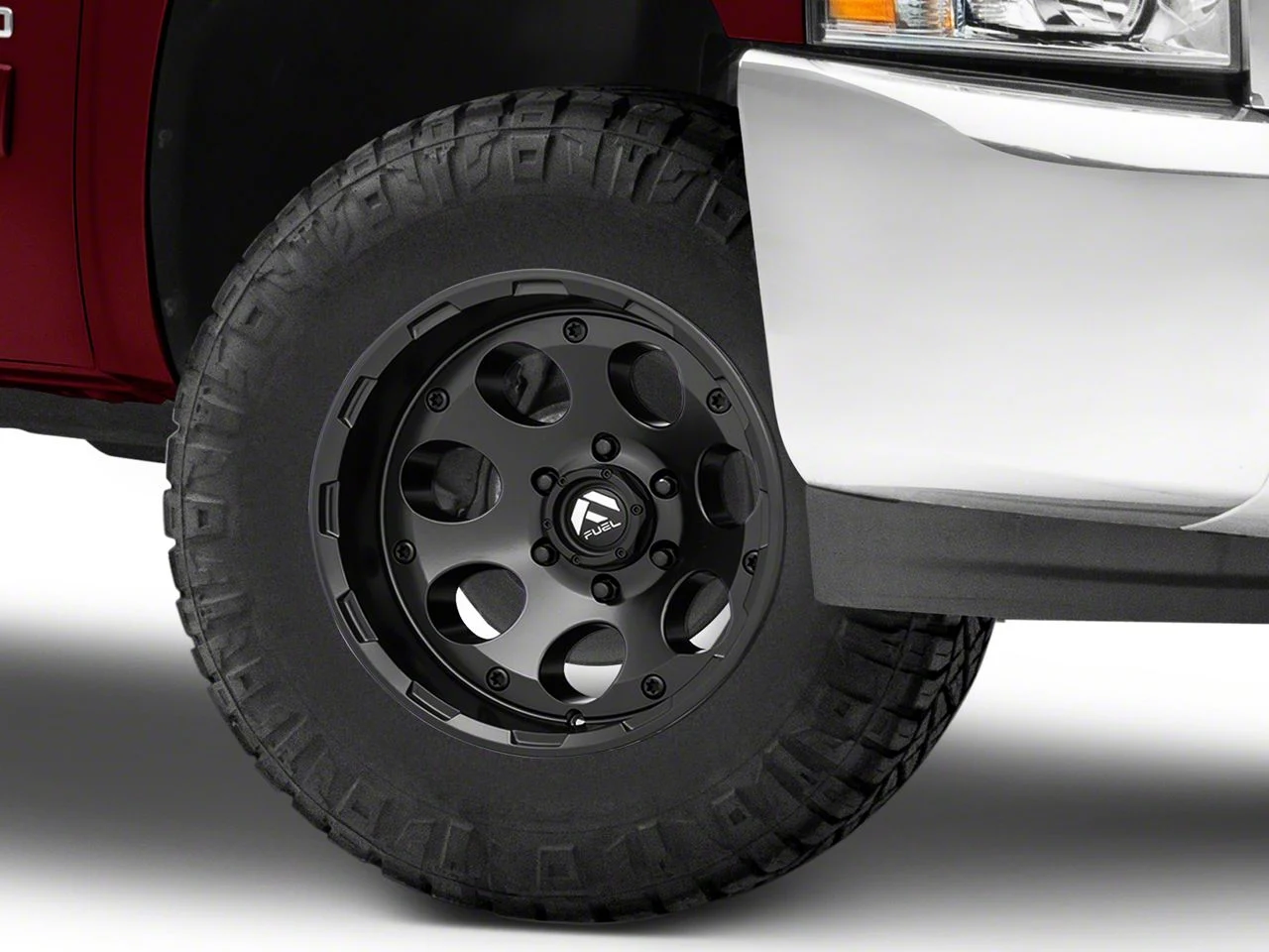 Fuel Wheels Enduro Matte Black 6-Lug Wheel; 17x9; -12mm Offset (07-13 Silverado 1500)