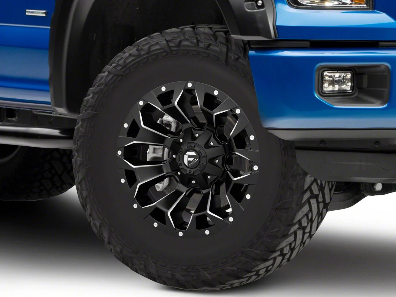 Fuel Wheels Assault Satin Black Milled 6-Lug Wheel; 18x9; -12mm Offset (15-20 F-150)