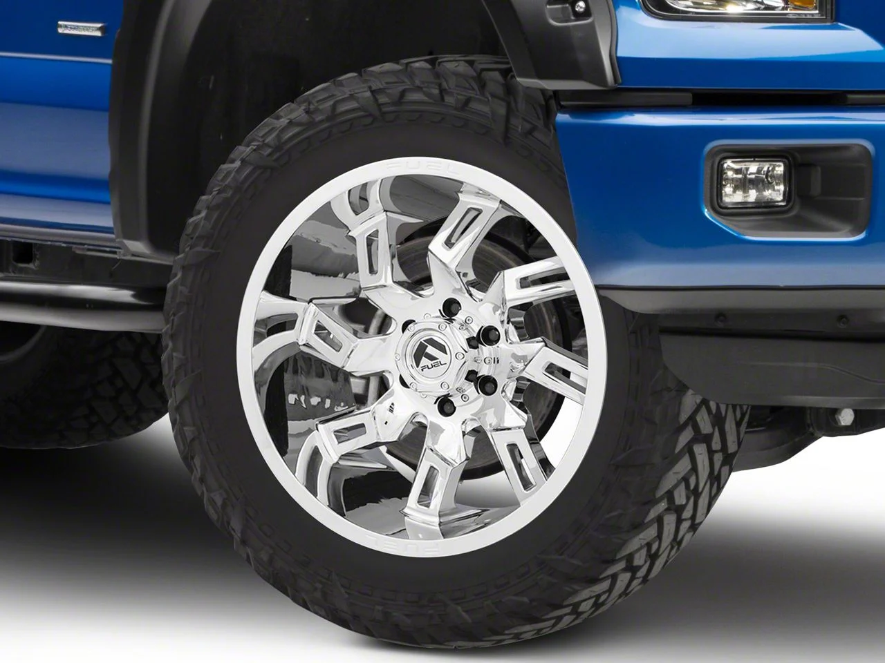 Fuel Wheels Lockdown Chrome 6-Lug Wheel; 22x10; -18mm Offset (15-20 F-150)
