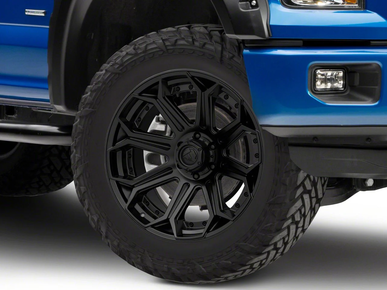 Fuel Wheels Siege Matte Black 6-Lug Wheel; 22x10; -18mm Offset (15-20 F-150)