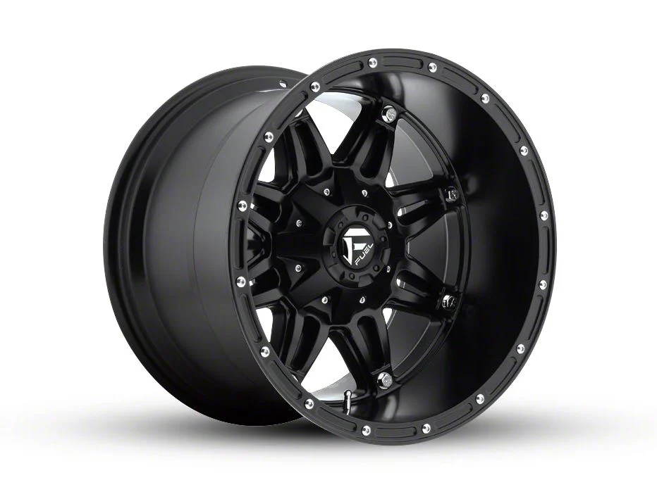 Fuel Wheels Hostage Matte Black 6-Lug Wheel; 18x12; -44mm Offset (19-26 Silverado 1500)