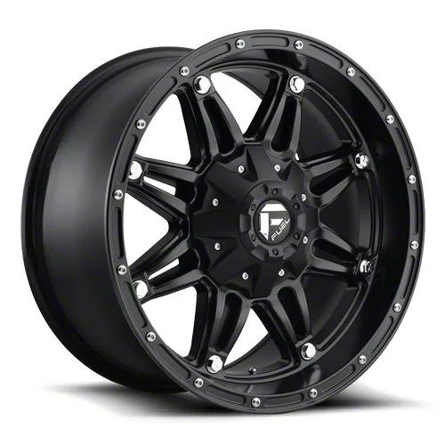 Fuel Wheels Hostage Matte Black 6-Lug Wheel; 18x12; -44mm Offset (19-26 Sierra 1500)