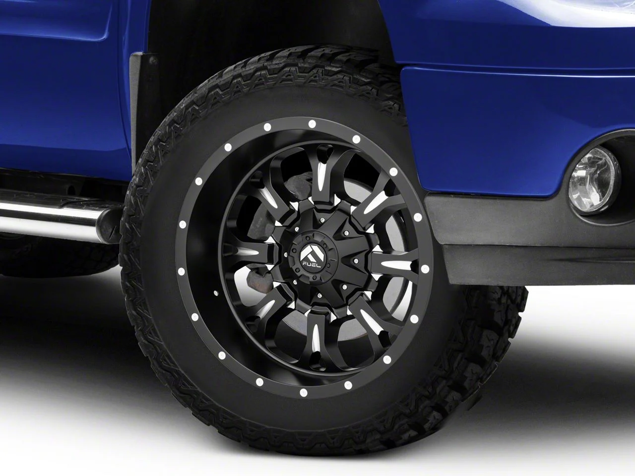 Fuel Wheels Krank Matte Black Milled 6-Lug Wheel; 20x12; -44mm Offset (07-13 Sierra 1500)