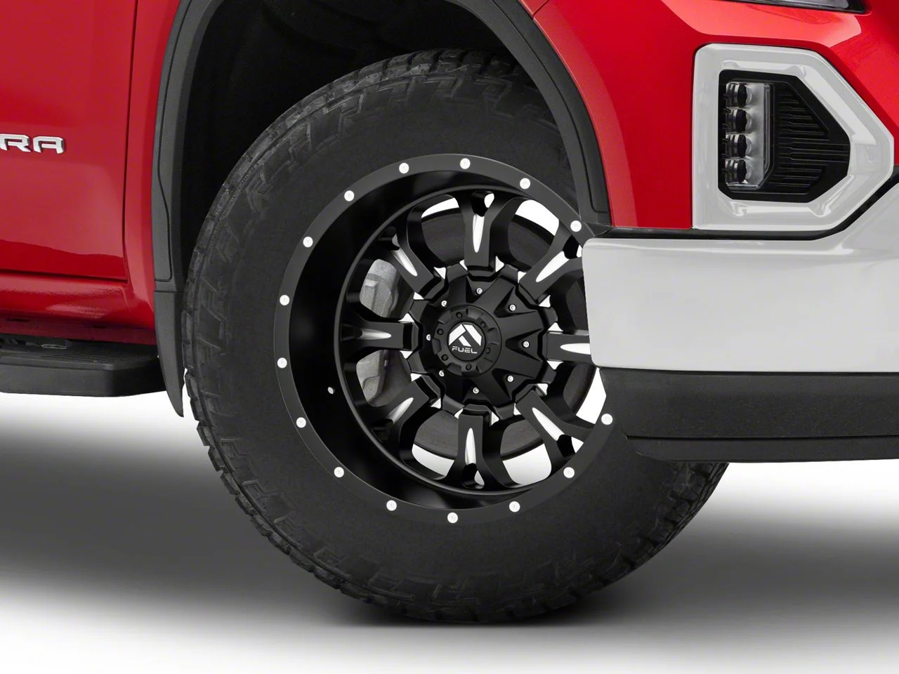 Fuel Wheels Krank Matte Black Milled 6-Lug Wheel; 20x12; -44mm Offset (19-26 Sierra 1500)