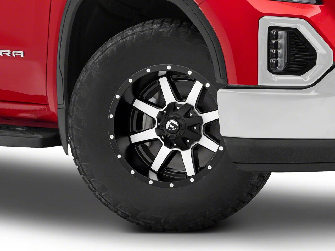 Fuel Wheels Maverick Matte Black Machined 6-Lug Wheel; 18x9; -12mm Offset (19-26 Sierra 1500)