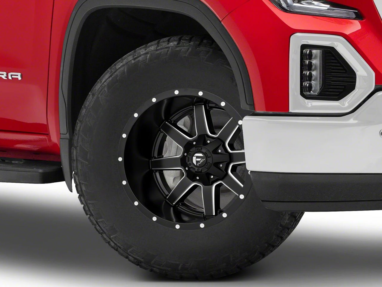 Fuel Wheels Maverick Matte Black Milled 6-Lug Wheel; 18x12; -44mm Offset (19-26 Sierra 1500)