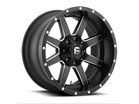 Fuel Wheels Maverick Matte Black Milled 6-Lug Wheel; 20x14; -76mm Offset (07-13 Silverado 1500)