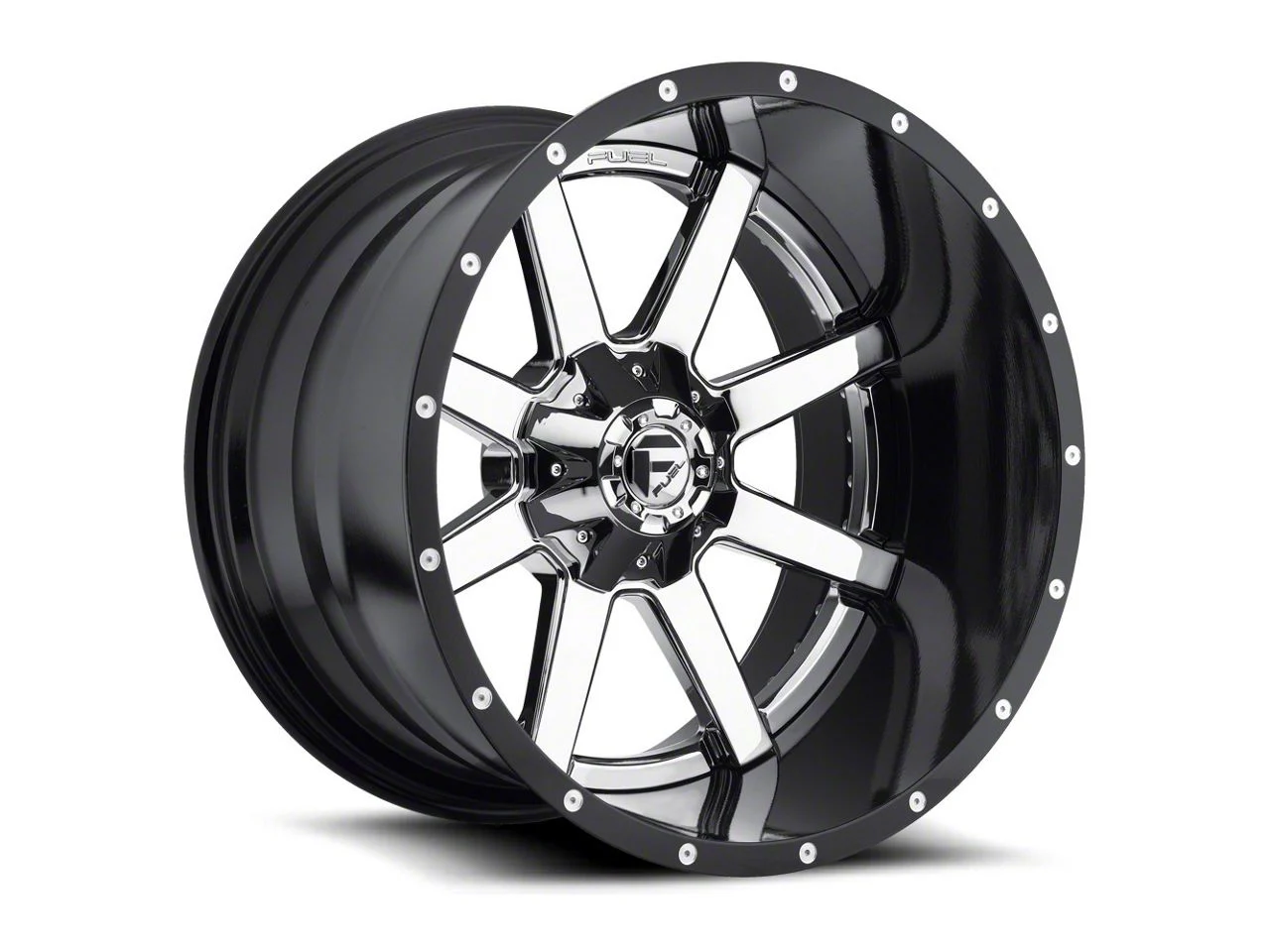 Fuel Wheels Maverick Chrome 6-Lug Wheel; 24x16; -100mm Offset (19-26 Sierra 1500)