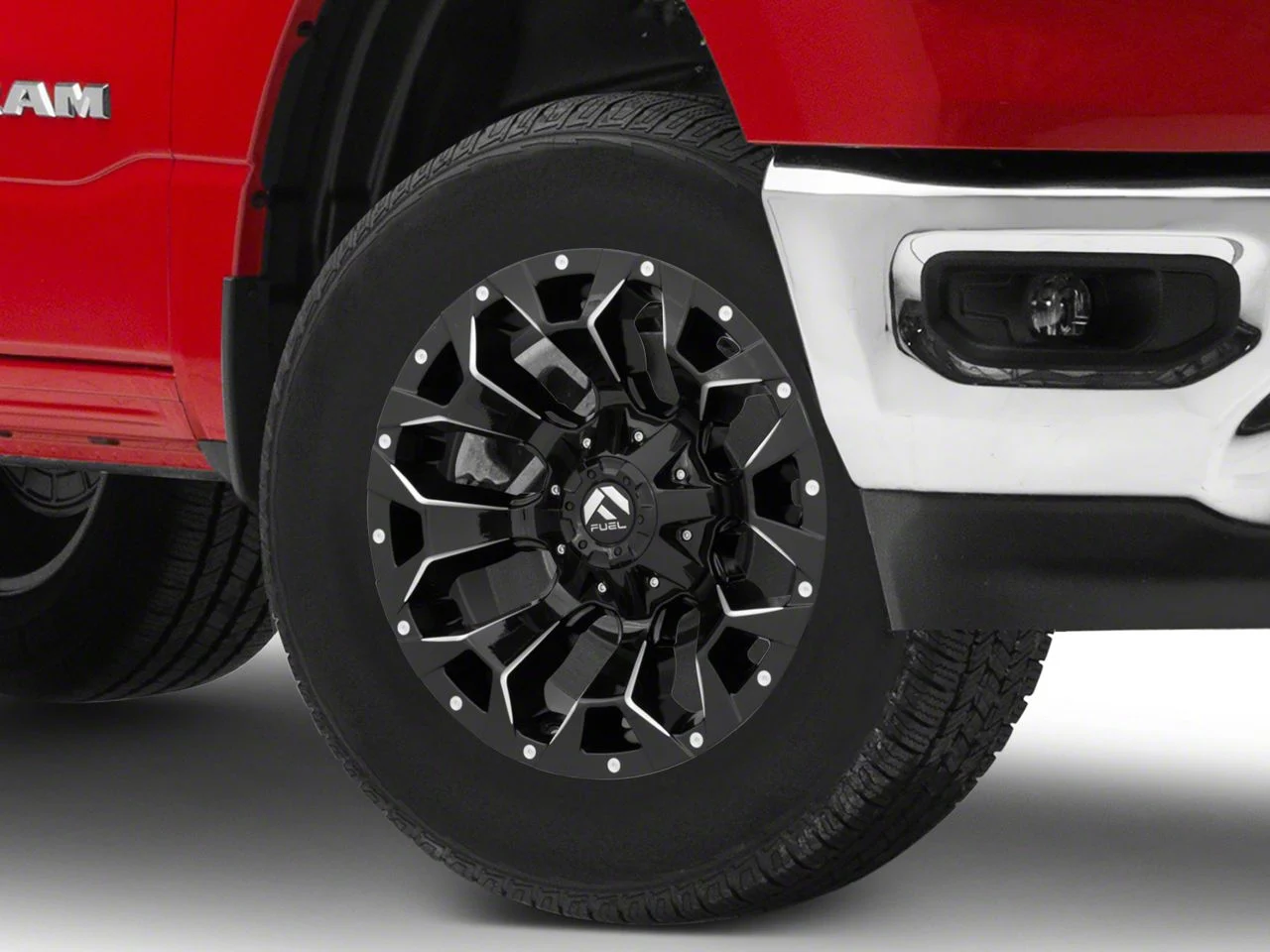 Fuel Wheels Assault Gloss Black Milled 6-Lug Wheel; 18x9; 19mm Offset (19-26 RAM 1500)
