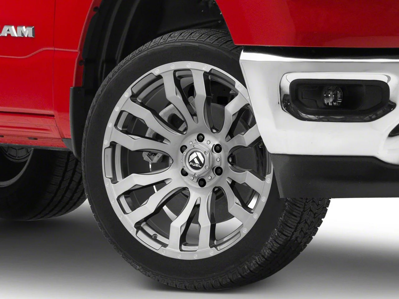 Fuel Wheels Blitz Platinum Brushed Gunmetal 6-Lug Wheel; 22x10; -18mm Offset (19-26 RAM 1500)