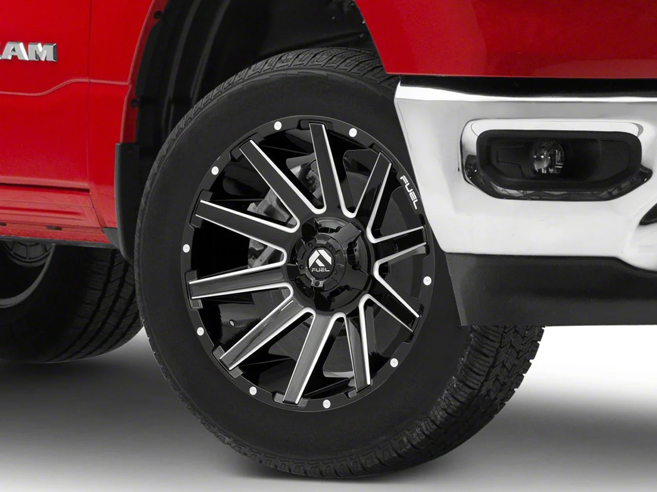 Fuel Wheels Contra Gloss Black Milled 6-Lug Wheel; 20x9; 20mm Offset (19-26 RAM 1500)