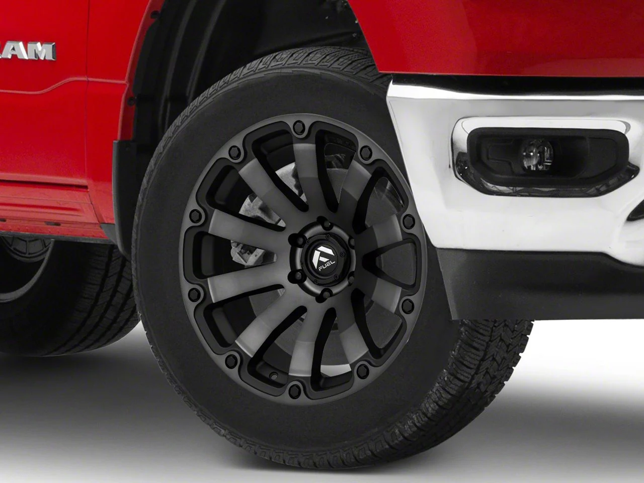 Fuel Wheels Diesel Matte Black Double Dark Tint 6-Lug Wheel; 20x10; -18mm Offset (19-26 RAM 1500)