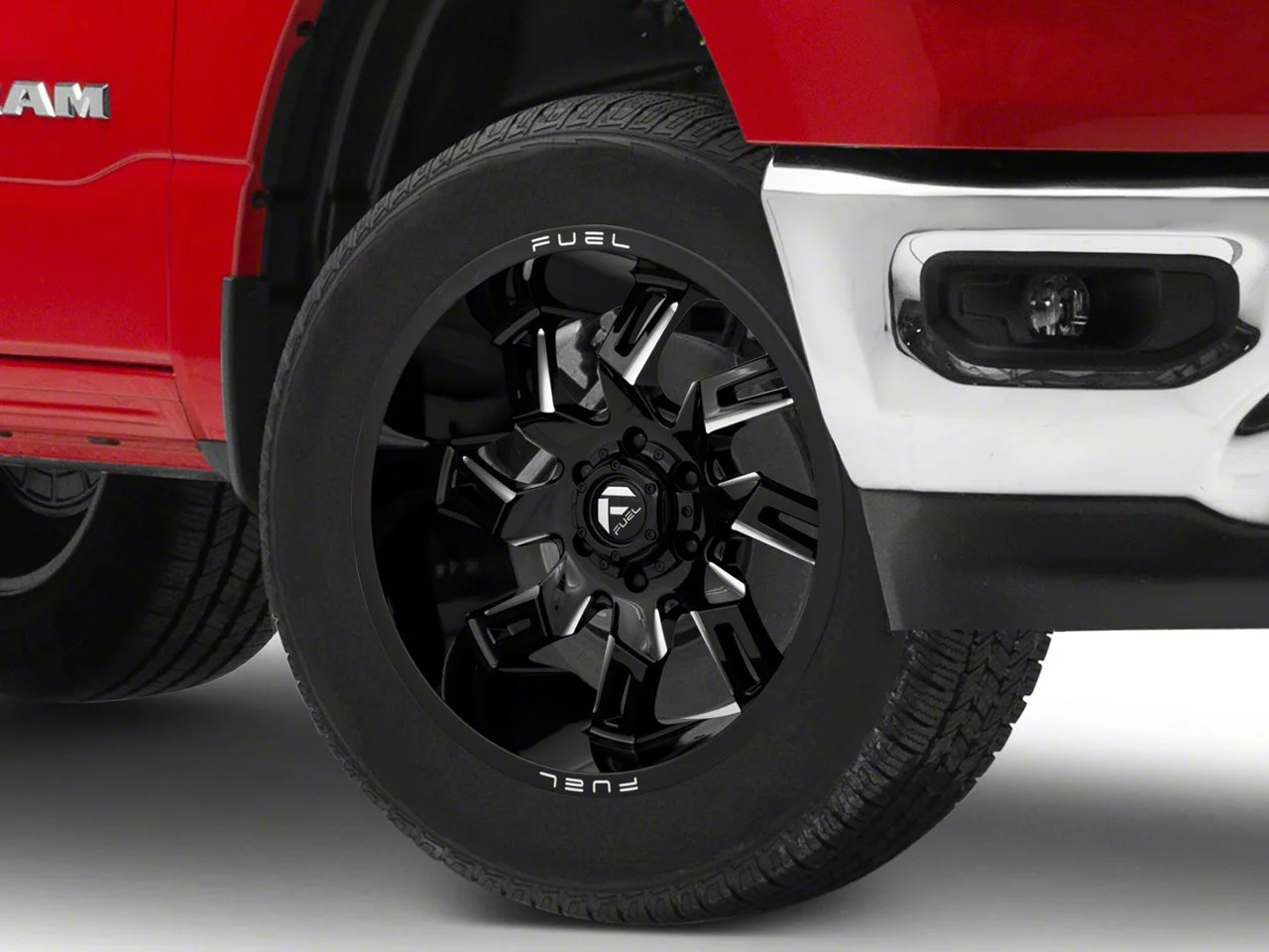 Fuel Wheels Lockdown Gloss Black Milled 6-Lug Wheel; 20x10; -18mm Offset (19-26 RAM 1500)