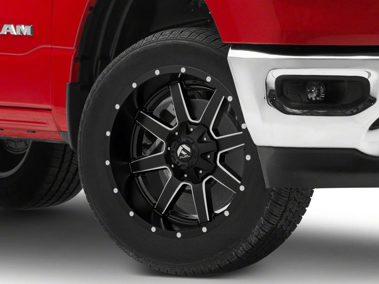 Fuel Wheels Maverick Matte Black Milled 6-Lug Wheel; 20x10; -24mm Offset (19-26 RAM 1500)