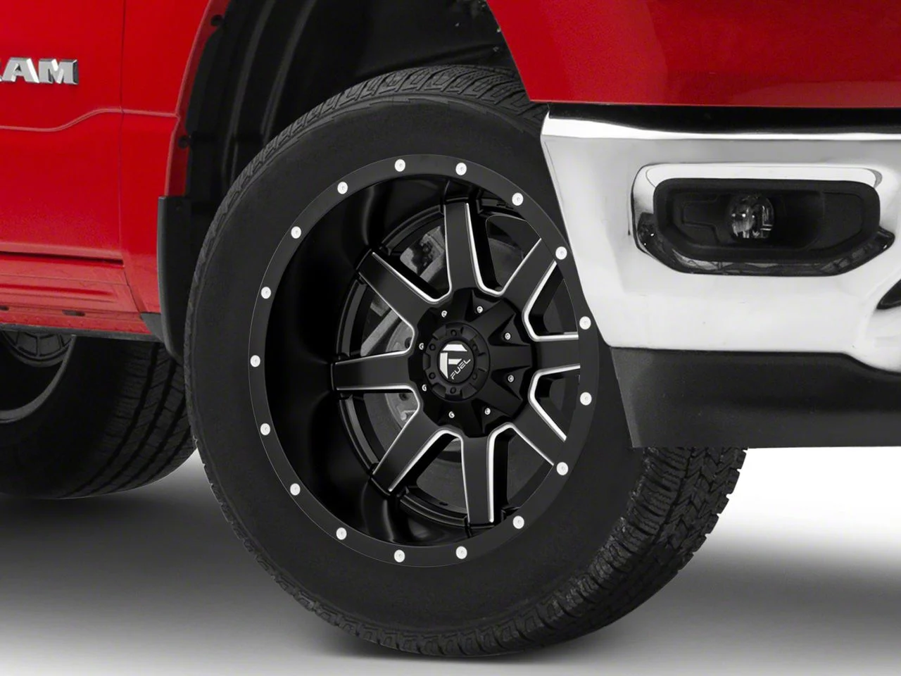 Fuel Wheels Maverick Matte Black Milled 6-Lug Wheel; 20x9; 1mm Offset (19-26 RAM 1500)