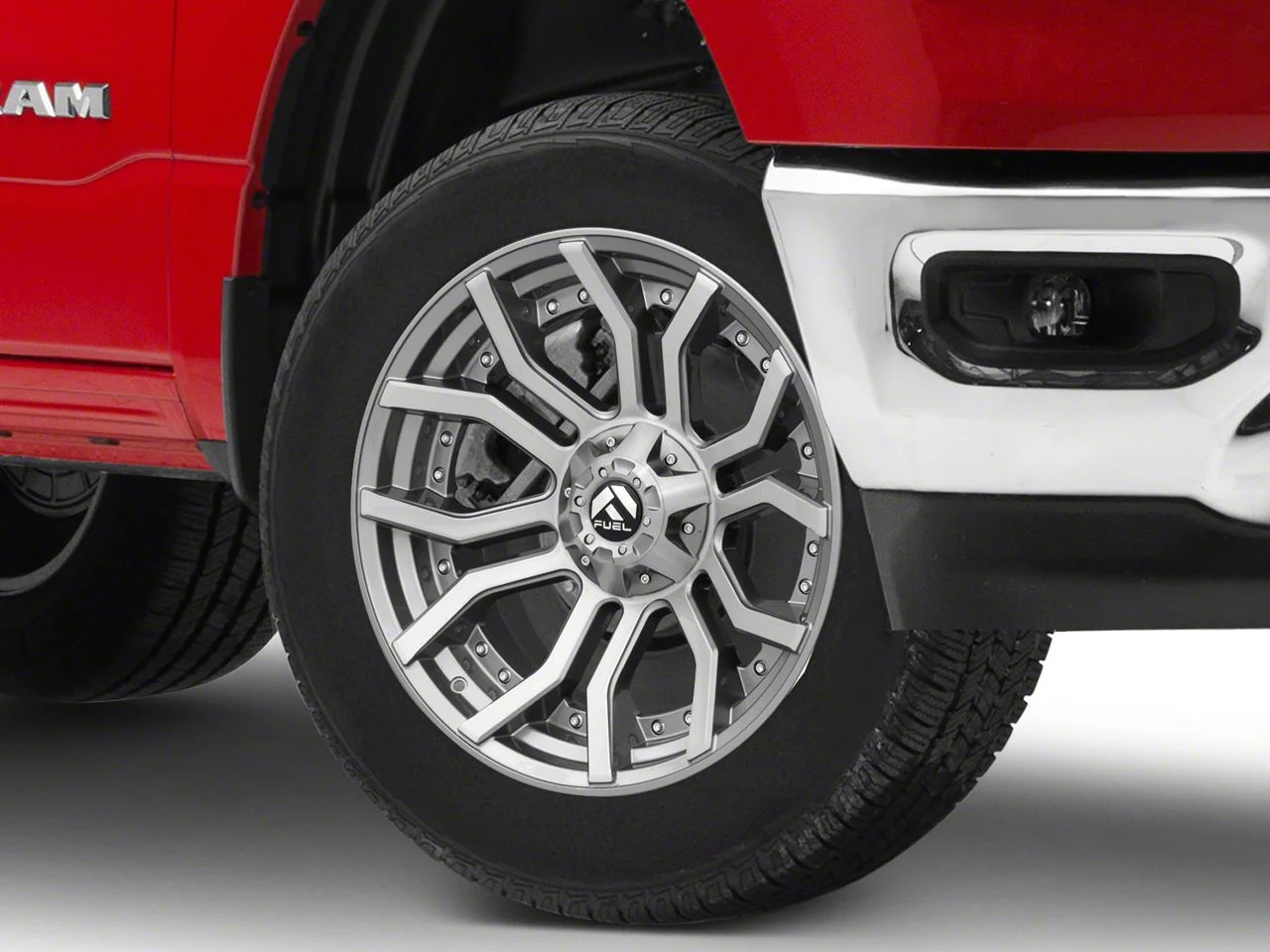 Fuel Wheels Rage Platinum Brushed Gunmetal 6-Lug Wheel; 20x10; -18mm Offset (19-26 RAM 1500)