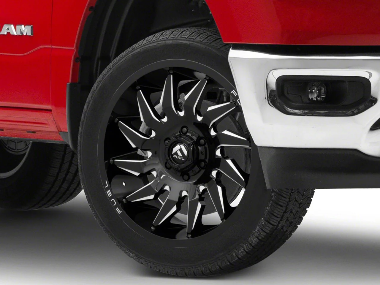 Fuel Wheels Saber Gloss Black Milled 6-Lug Wheel; 22x10; -18mm Offset (19-26 RAM 1500)