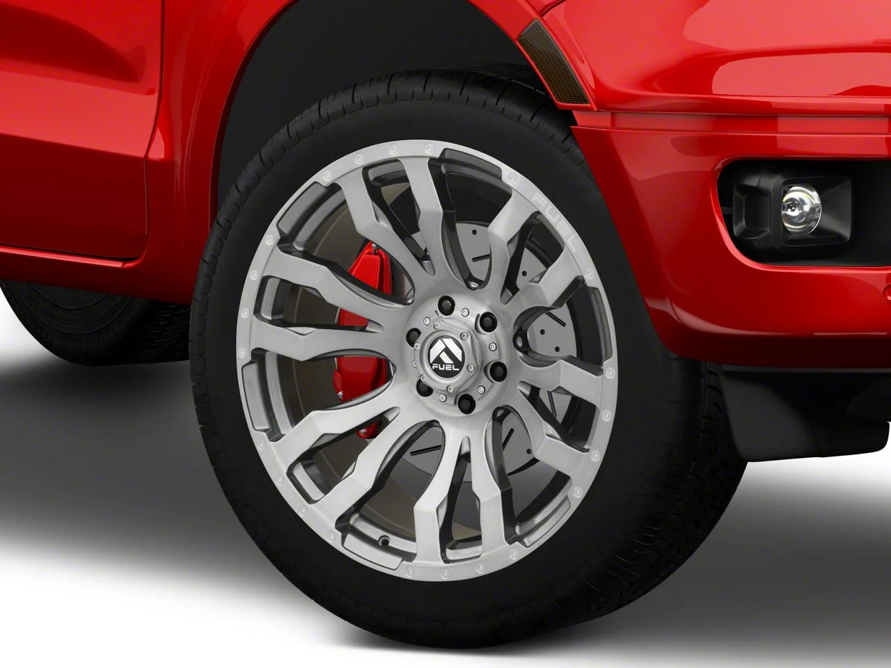 Fuel Wheels Blitz Platinum Brushed Gunmetal 6-Lug Wheel; 22x12; -44mm Offset (19-23 Ranger)