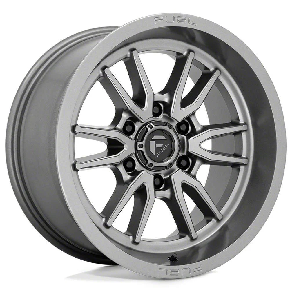 Fuel Wheels Clash Gun Metal 6-Lug Wheel; 20x9; 1mm Offset (19-23 Ranger)