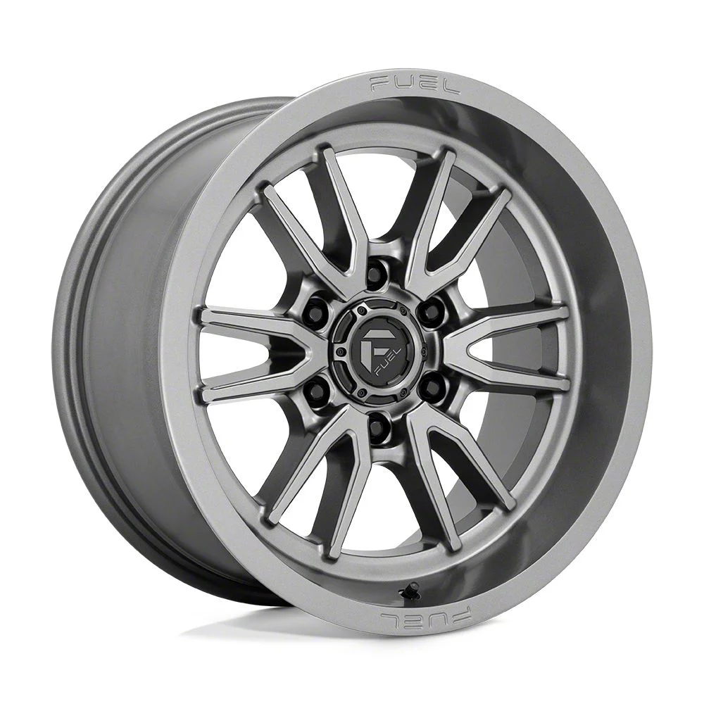 Fuel Wheels Clash Gunmetal 6-Lug Wheel; 17x9; 1mm Offset (19-23 Ranger)
