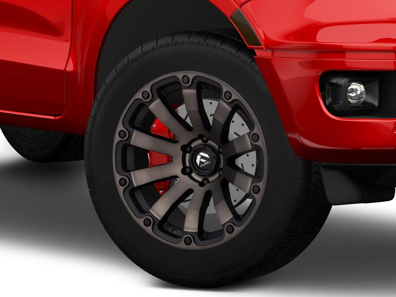 Fuel Wheels Diesel Matte Black Double Dark Tint 6-Lug Wheel; 20x10; -18mm Offset (19-23 Ranger)