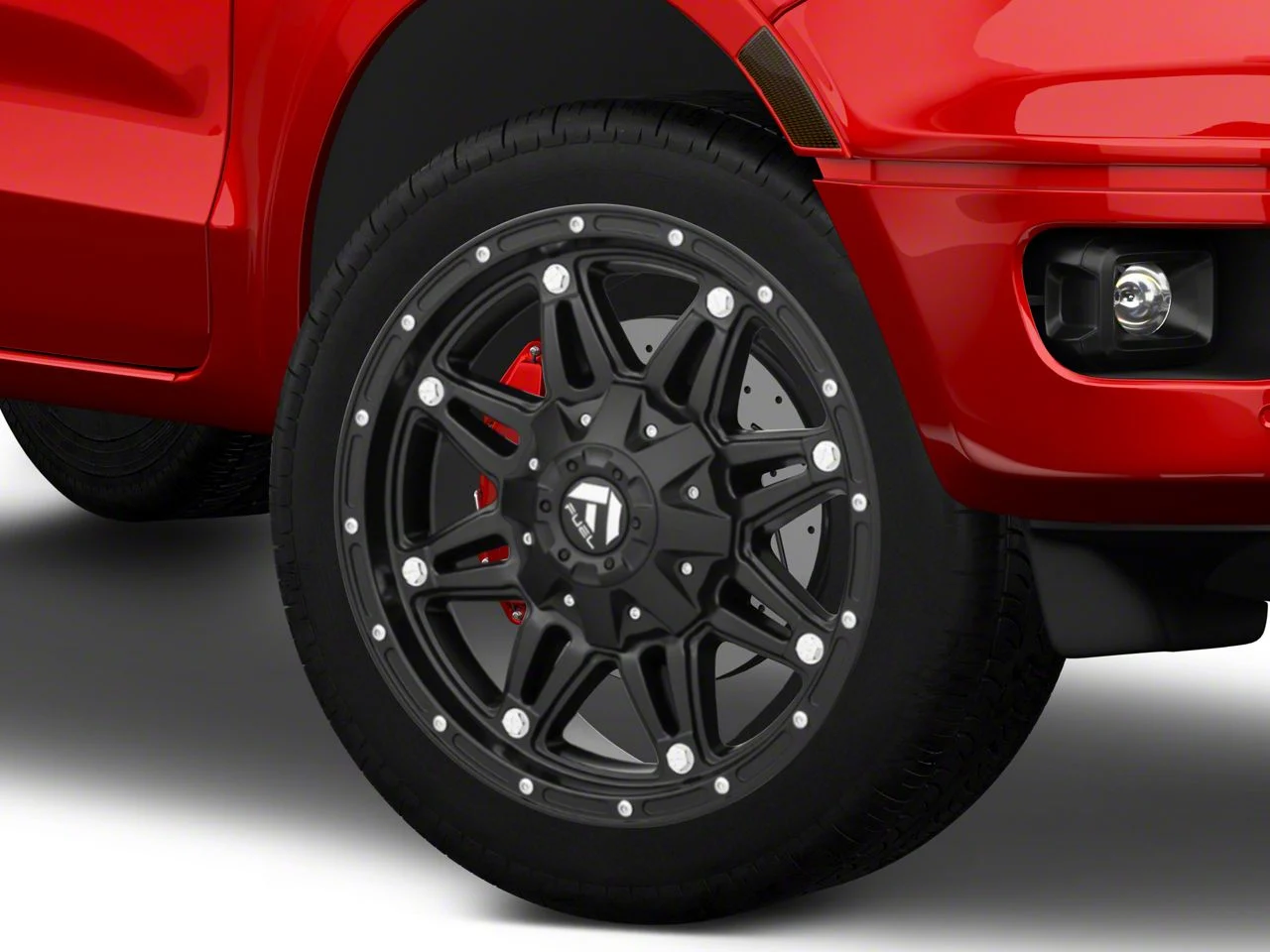 Fuel Wheels Hostage Matte Black 6-Lug Wheel; 22x9.5; 19mm Offset (19-23 Ranger)