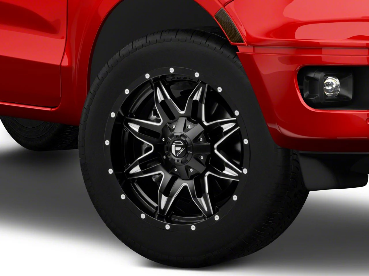 Fuel Wheels Lethal Satin Black Milled 6-Lug Wheel; 20x10; -24mm Offset (19-23 Ranger)