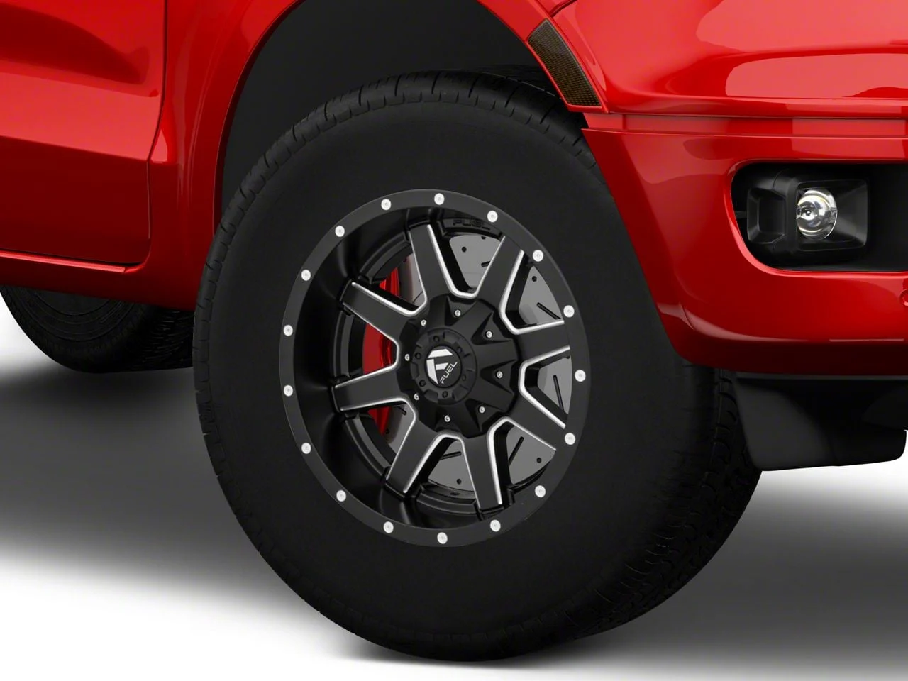 Fuel Wheels Maverick Matte Black Milled 6-Lug Wheel; 17x9; 20mm Offset (19-23 Ranger)