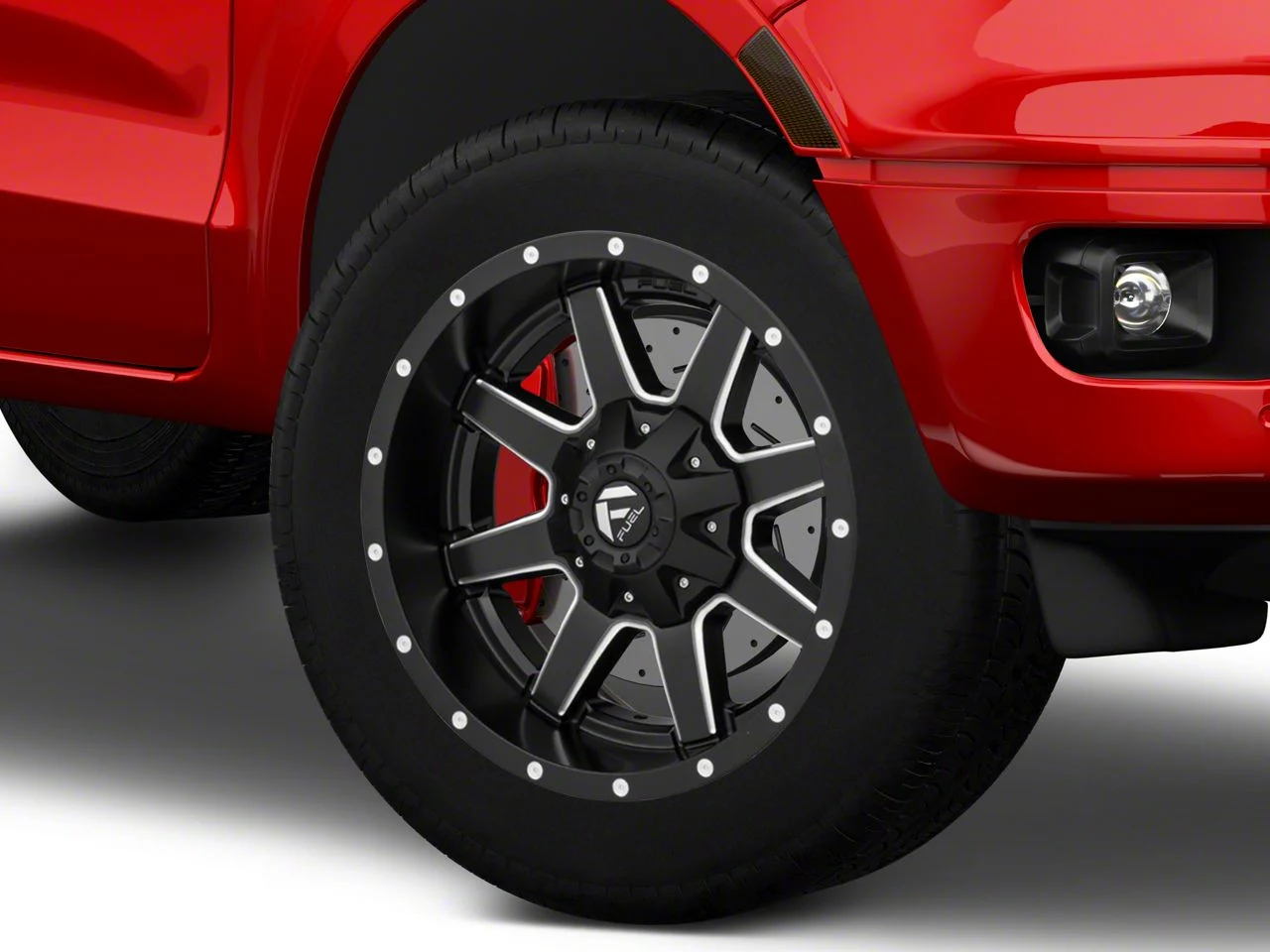 Fuel Wheels Maverick Matte Black Milled 6-Lug Wheel; 20x10; -18mm Offset (19-23 Ranger)