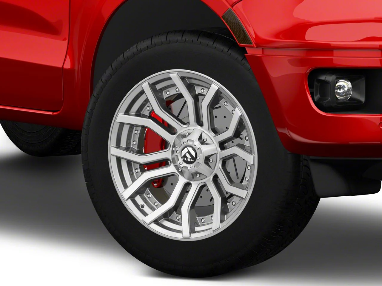 Fuel Wheels Rage Platinum Brushed Gunmetal 6-Lug Wheel; 20x9; 1mm Offset (19-23 Ranger)