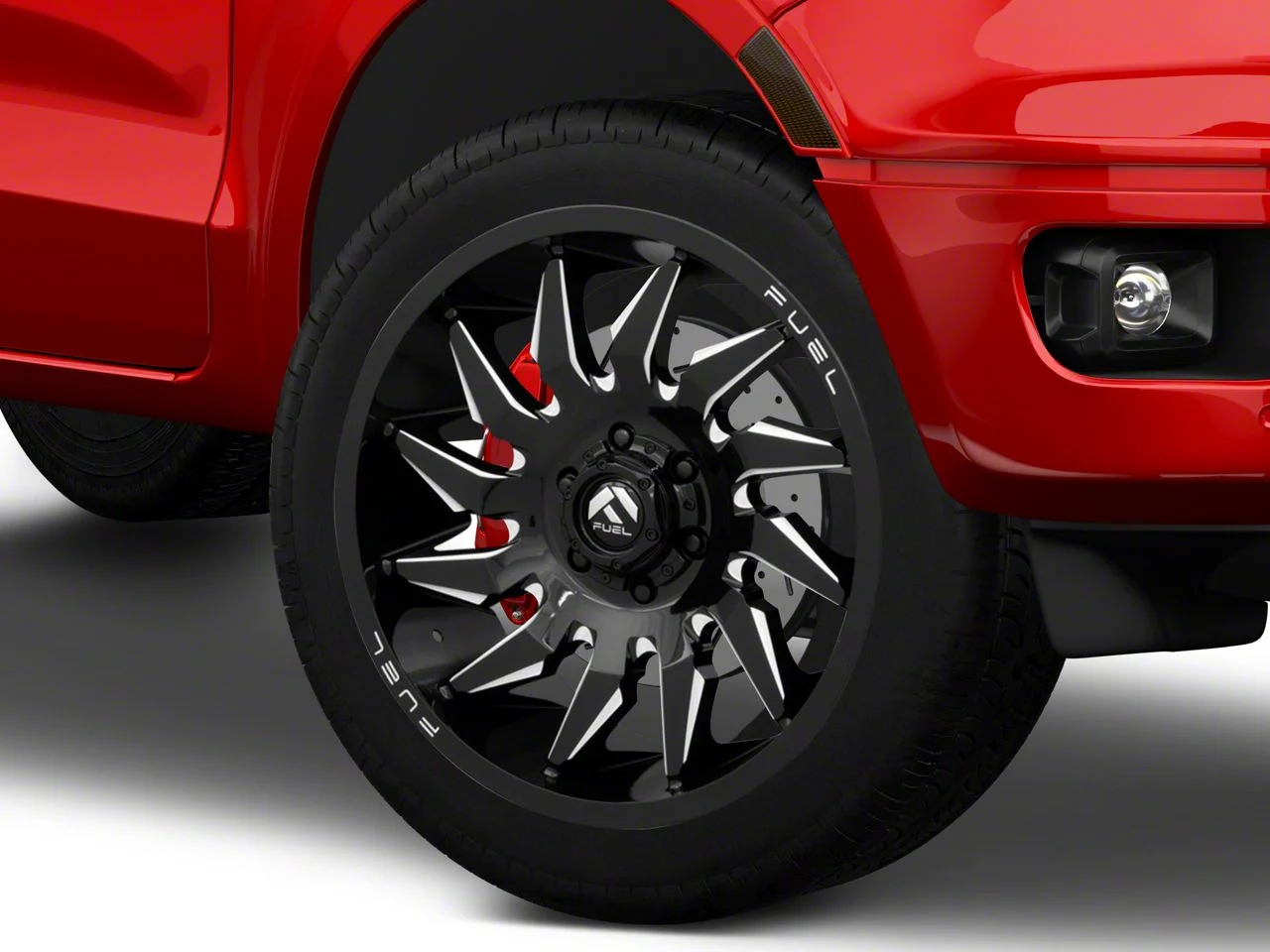 Fuel Wheels Saber Gloss Black Milled 6-Lug Wheel; 22x10; -18mm Offset (19-23 Ranger)
