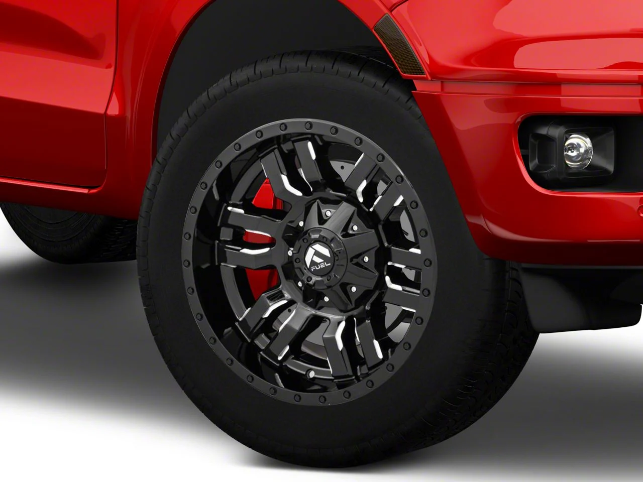 Fuel Wheels Sledge Gloss Black Milled 6-Lug Wheel; 20x9; 19mm Offset (19-23 Ranger)
