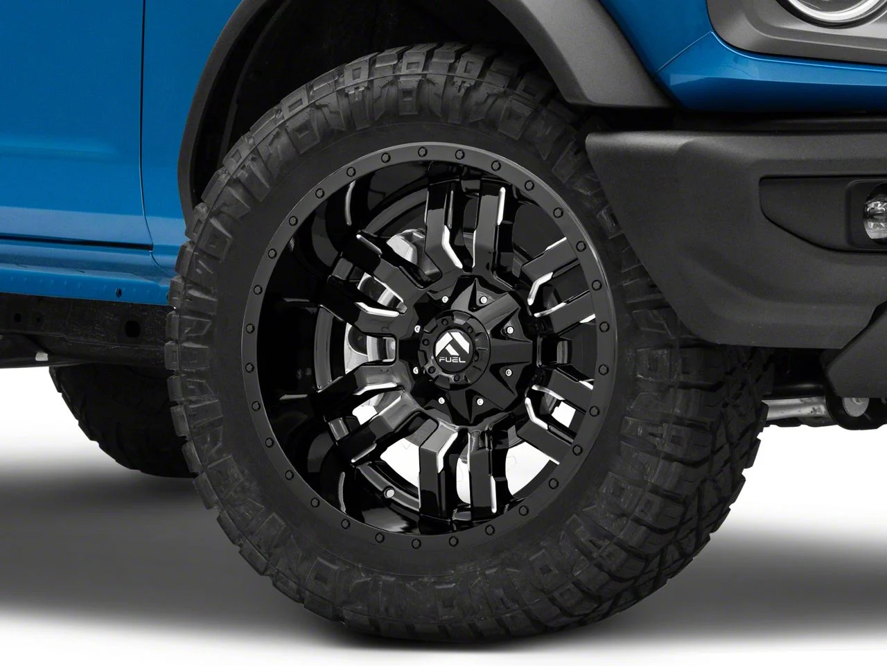 Fuel Wheels Sledge Gloss Black Milled 6-Lug Wheel; 20x9; 20mm Offset (19-23 Ranger)