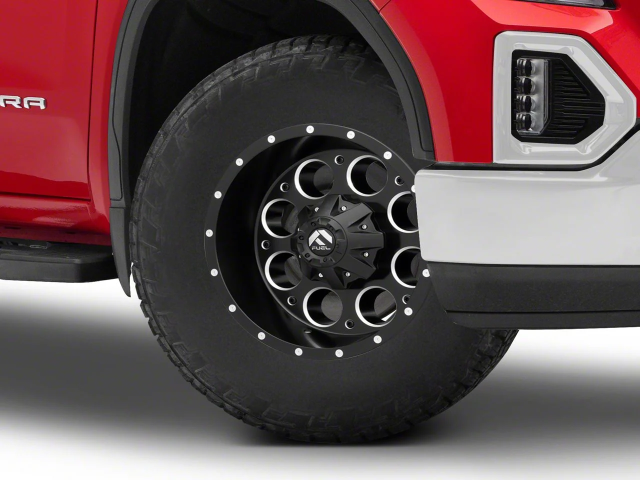 Fuel Wheels Revolver Matte Black Milled 6-Lug Wheel; 18x9; -12mm Offset (19-26 Sierra 1500)