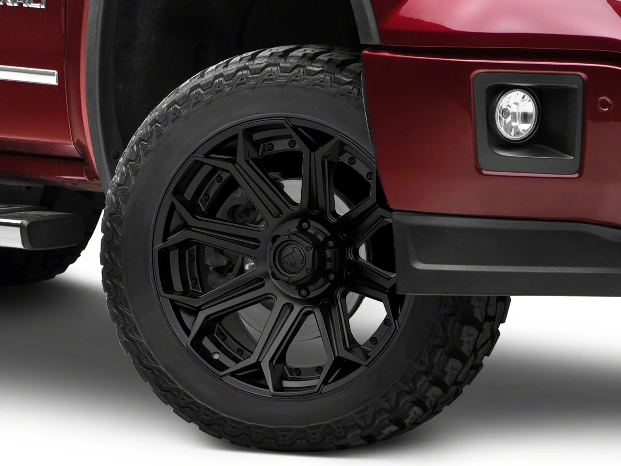Fuel Wheels Siege Matte Black 6-Lug Wheel; 22x10; -18mm Offset (14-18 Sierra 1500)