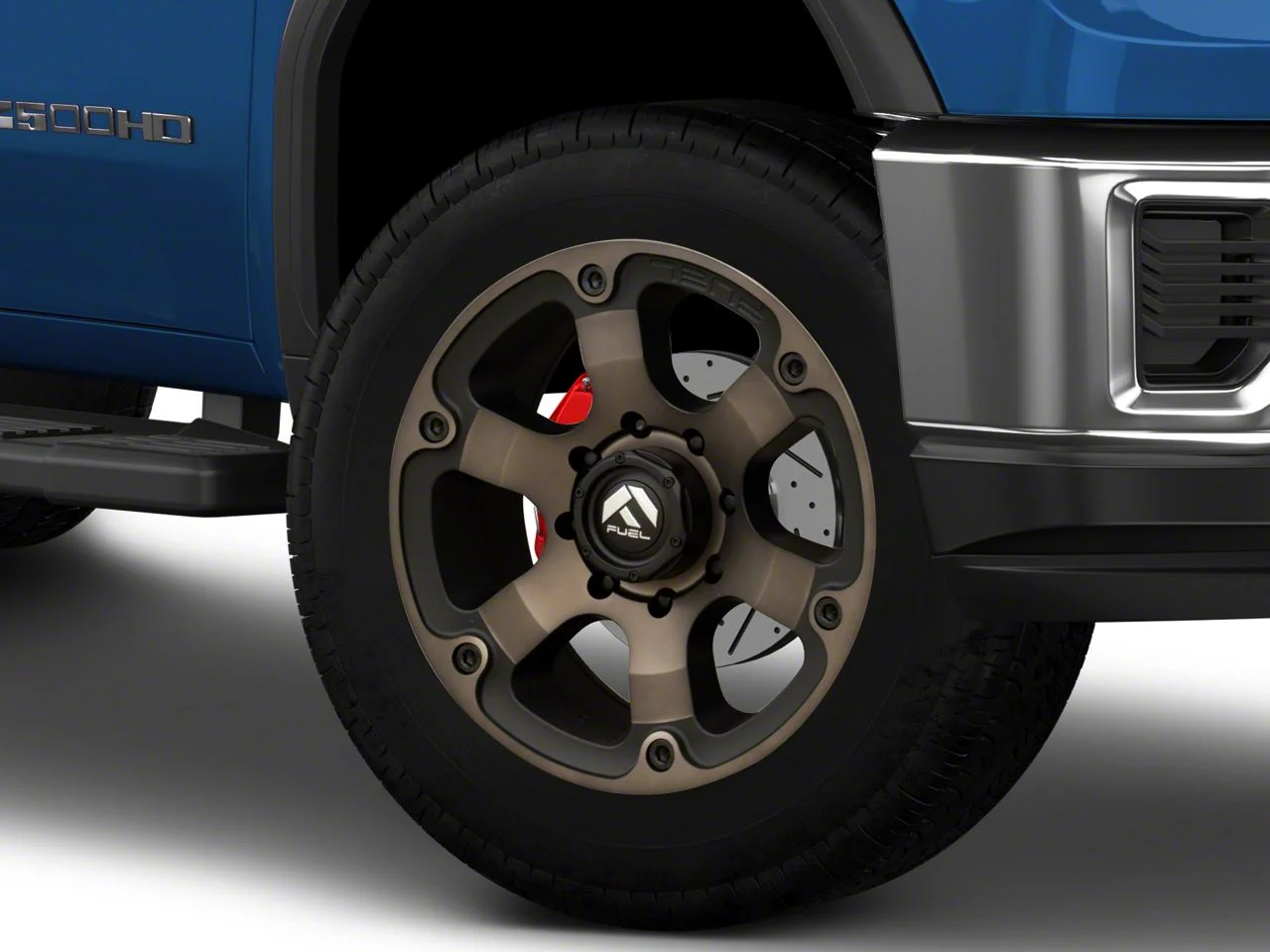 Fuel Wheels Beast Matte Black Double Dark Tint 8-Lug Wheel; 20x9; 20mm Offset (20-26 Sierra 3500 HD SRW)