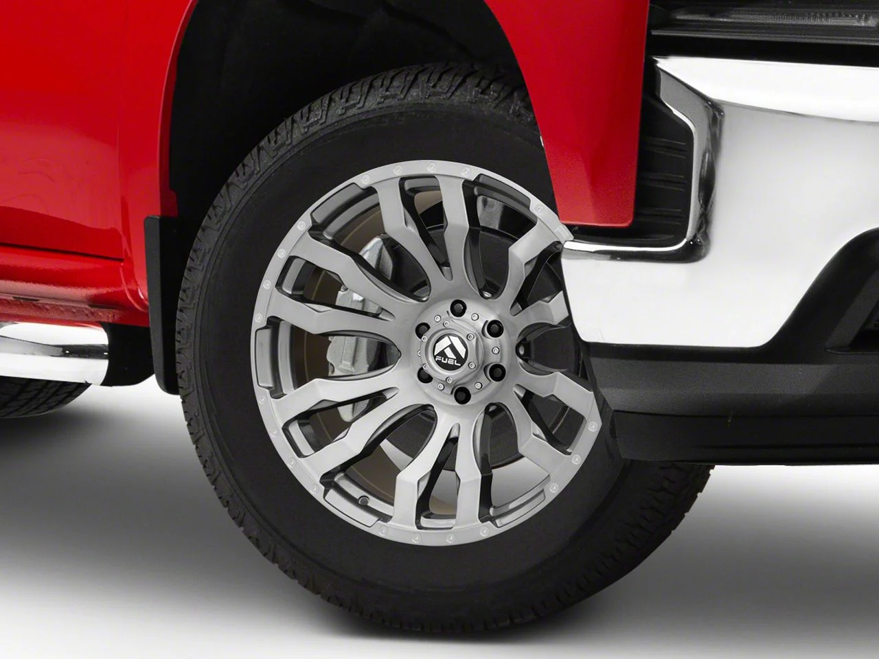 Fuel Wheels Blitz Platinum Brushed Gunmetal 6-Lug Wheel; 20x9; 20mm Offset (19-26 Silverado 1500)