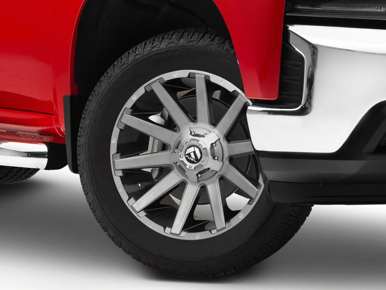 Fuel Wheels Contra Platinum Brushed Gunmetal 6-Lug Wheel; 20x9; 19mm Offset (19-26 Silverado 1500)