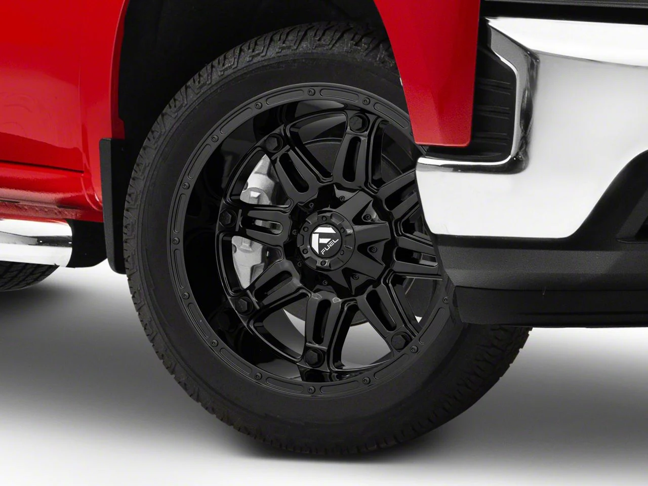 Fuel Wheels Hostage Gloss Black 6-Lug Wheel; 20x12; -44mm Offset (19-26 Silverado 1500)