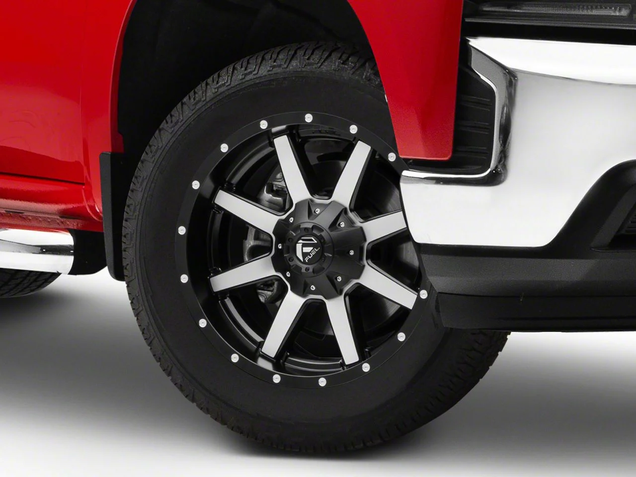 Fuel Wheels Maverick Matte Black Machined 6-Lug Wheel; 20x9; 1mm Offset (19-26 Silverado 1500)