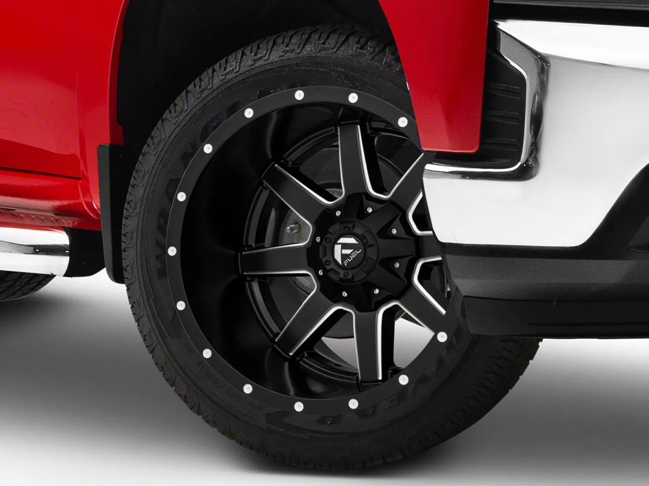 Fuel Wheels Maverick Matte Black Milled 6-Lug Wheel; 20x10; -18mm Offset (19-26 Silverado 1500)