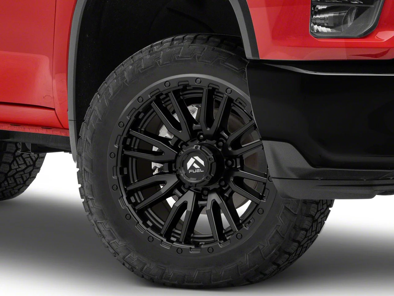Fuel Wheels Rebel Matte Black 8-Lug Wheel; 22x12; -44mm Offset (20-26 Silverado 2500 HD)