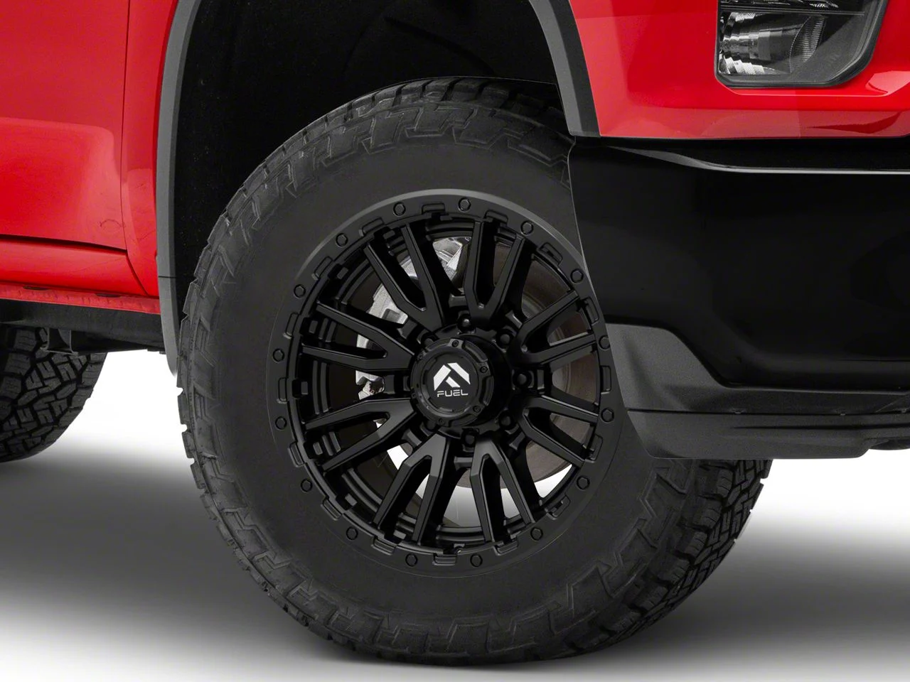 Fuel Wheels Rebel Matte Black 8-Lug Wheel; 20x10; -18mm Offset (20-26 Silverado 3500 HD SRW)