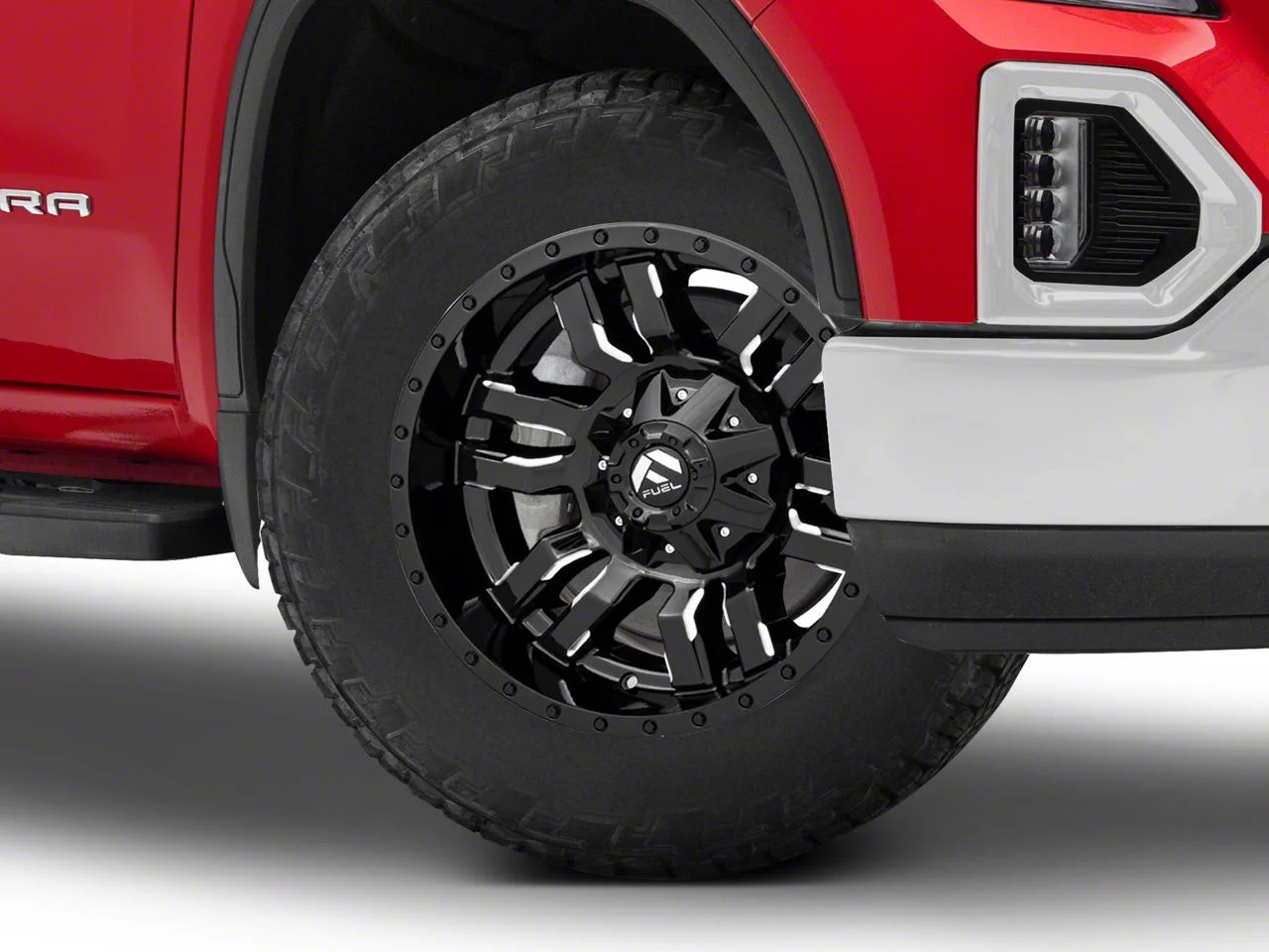 Fuel Wheels Sledge Gloss Black Milled 6-Lug Wheel; 20x10; -19mm Offset (19-26 Sierra 1500)