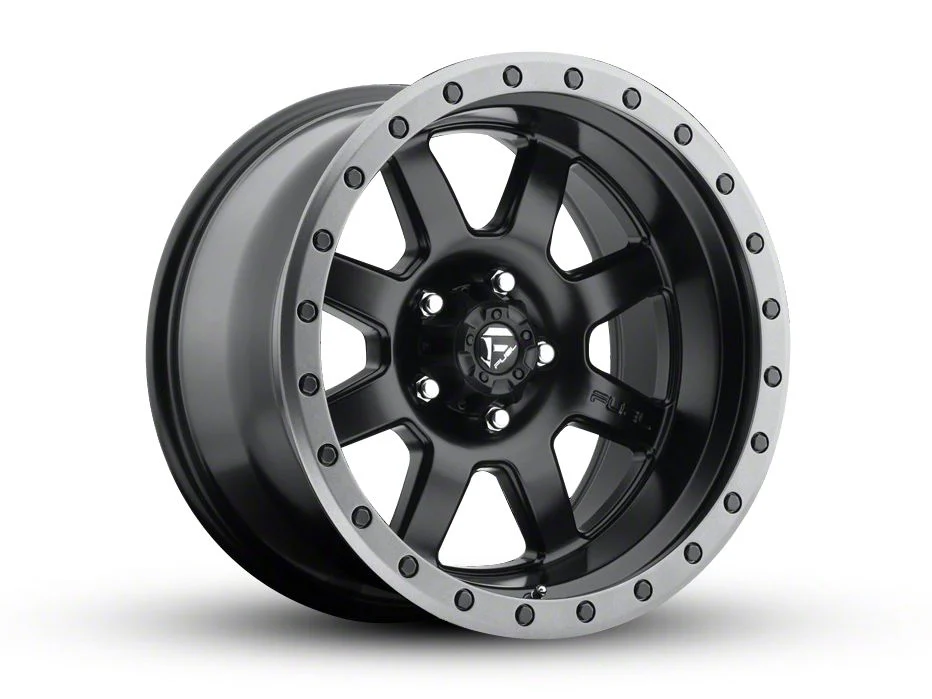Fuel Wheels Trophy Matte Black 6-Lug Wheel; 18x10; -12mm Offset (07-13 Silverado 1500)