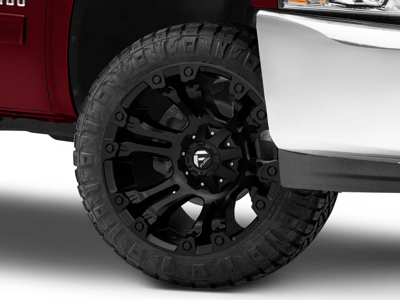 Fuel Wheels Vapor Matte Black 6-Lug Wheel; 20x12; -44mm Offset (07-13 Silverado 1500)
