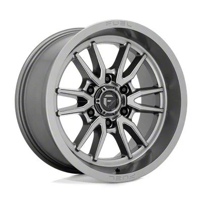 Fuel Wheels Clash Gunmetal 6-Lug Wheel; 17x9; -12mm Offset (21-26 Yukon)